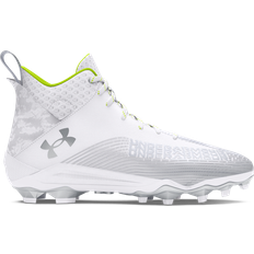 Under Armour White Football Shoes Under Armour Hammer 2.0 MC M - White/Metallic Silver