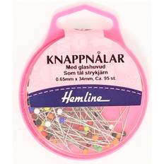 Knappar på rea Hemline Glasknappnålar 34 mm x 0,65