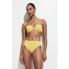 Gula Bikiniöverdelar H&M Vadderad Balconettebikini Bh - Gul