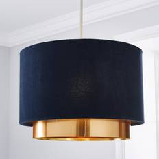 Lamp Parts on sale Dunelm Nesa Two Tier Velvet Lamp - Navy Shade