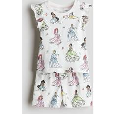 White Night Garments H&M Girls Printed Pyjamas - White