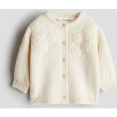Återvunna material Koftor Barnkläder H&M Baby Kofta I Ullmix - Beige