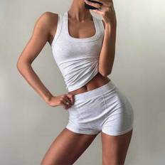 Stretch - Women Suits Shein Women's Two Pieces Running Exercise Sports Set