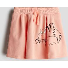 Orange Skirts H&M Pleated Cotton Skirt - Orange