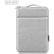 Laptop Sleeve Case Zipper Briefcase Bag with Handle - Grey