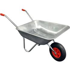 Garden Tools Temu Heavy Duty Wheelbarrow 65l Litre Galvanised Steel