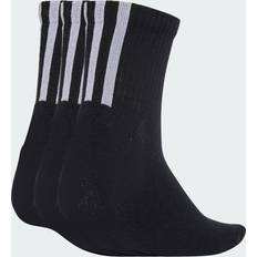 Herr - Randiga Strumpor adidas Quarter 3 Back Stripes Strumpor Med Logotyp - Black