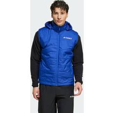 Adidas Men Vests adidas Terrex Multi Climawarm Insulated Hooded Vest - Bleu