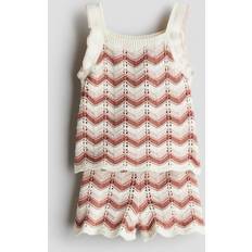 M Other Sets Children's Clothing H&M Baby 2-Piece Cotton Pointelle Knit Set - Orange