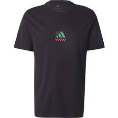 Women T-shirts adidas Sportswear Lounge Pizza Graphic T-shirt - Black