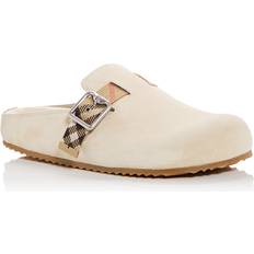 Burberry Slippers & Sandals Burberry Suede Urchin Clogs - Bake