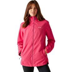 Pink Rain Clothes Regatta Hamara IV Waterproof Jacket - Cerise