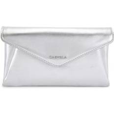 Grey Clutches Carvela Megan Envelope Clutch Bag - Silver