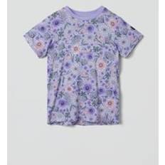 Polarn O. Pyret Överdelar Barnkläder Polarn O. Pyret Meadow Print Kids T-Shirt - Purple