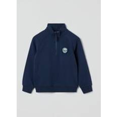 Polarn O. Pyret Ytterkläder Barnkläder Polarn O. Pyret Half Zip Kids Fleece - Blue