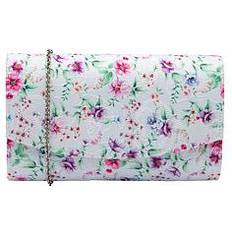 White Clutches Ravel Ardee Clutch Bag - White Floral