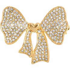 Gold Brooches Jon Richard Gold Plated Bow Brooch - Gold