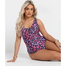Leopard - Women Swimsuits Yours Leopard Print Swimsuit - Pink