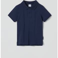 Organic Polo Shirts Children's Clothing Polarn O. Pyret Kids Polo Shirt - Blue