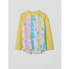 Yellow UV Clothes Polarn O. Pyret Moomin Print UV Kids Swim Top - Yellow