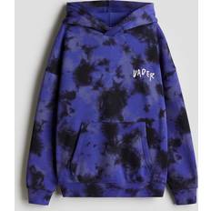 158/164 Hoodies Barnkläder H&M Huvtröja Med Motiv - Lila
