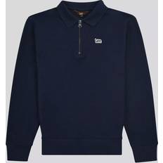 Lee Boys Zip Collar Sweatshirt - Navy Blue