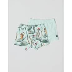 Dinosaurs Underwear Polarn O. Pyret Bug Print Boys Boxers - Green
