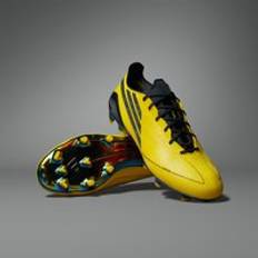 Yellow Football Shoes adidas F50 Elite 2010 Firm Ground Boots - Yellow/Core Black