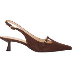 Dune London Heels & Pumps Dune London Deserving Suede Court Shoes - Brown