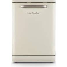 Montpellier Retro MAB1353DC Full-size Dishwasher In Cream