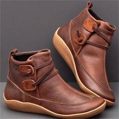 Boots Temu Chic Women's Ankle Booties - Brown