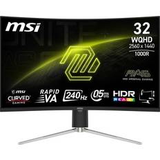 MSI Monitors MSI CMS MAG 325CQRXF E2 WQHD 31.5 Inches Monitor Black