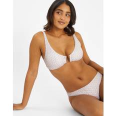 Gold Bikinis Accessorize Zig-zag Bikini Top - Cream