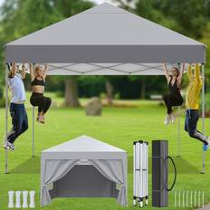 Temu Pop-up Gazebo 3x3 With 4 Removable Side Panels