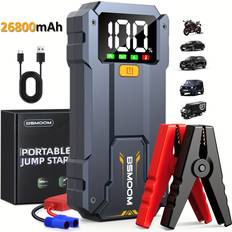 Temu 7000A Car Jump Starter With Led Flashlight