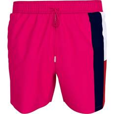 Pink Swimming Trunks Tommy Hilfiger Medium Drawstring Swim Shorts - Multi-Pink