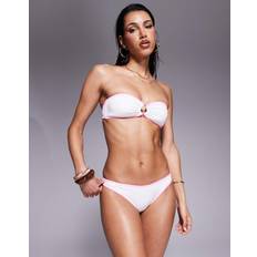 Rhodes High Waist Bikini Bottom - White