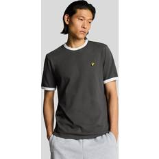 Lyle & Scott Gråa T-shirts Lyle & Scott Ringer T-Shirt Gray