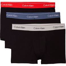 Calvin Klein Röda Kalsonger Calvin Klein 3 Pack Trunks - Icon Cotton Stretch