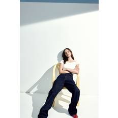 H&M Ribbed Boat-Neck Top - White