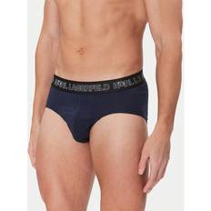 Slips på tilbud Karl Lagerfeld Ikon Briefs 3-pack - Black Iris