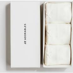H&M Girls 3-Pack Pima Cotton Briefs - White