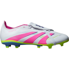 adidas Predator League Fold Over Tongue FG/MG - Cloud White/Lucid Pink/Lucid Lemon