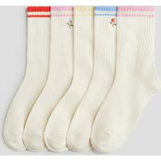 Underwear H&M Girls 5-Pack Socks - White