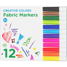 Creative Colors Textilfärgspennor 12-pack