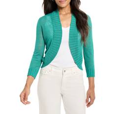 Linen Cardigans NIC+ZOE Bolero Linen Blend Cardigan Sweater