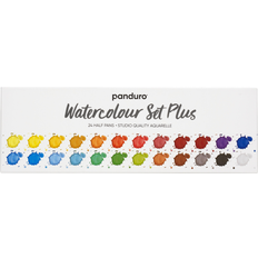 Panduro Akvarellfärger Panduro Watercolor Paint Set Plus 24-pack