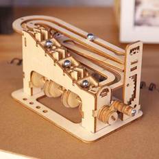 Shein 3D Wooden Puzzles For Adults Climb Marble Run Handmade DIY Model Kits