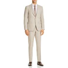 Men - Natural Suits Canali Capri Melange Slim Fit Suit