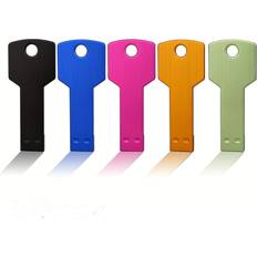 Memory Cards & USB Flash Drives Temu 64Gb USB 2.0 Metal Flash Drive 5pcs